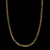 18k Yellow Gold Estate Curb Link Chain