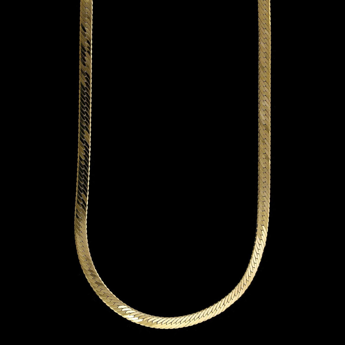14K Yellow Gold Estate Herringbone Chain