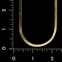 14K Yellow Gold Estate Herringbone Chain