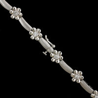 14K White Gold Estate Diamond Necklace