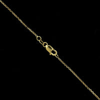 14K Yellow Gold Estate Diamond Heart Pendant