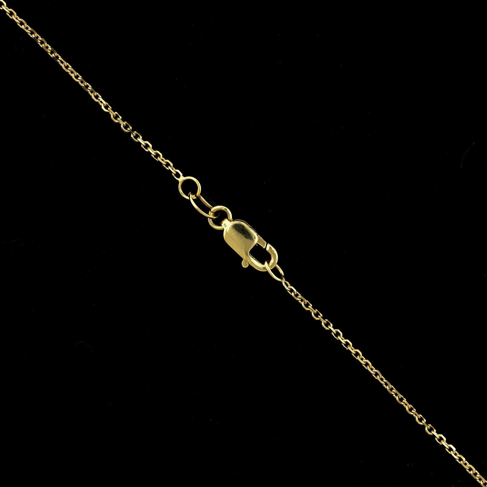 14K Yellow Gold Estate Diamond Heart Pendant