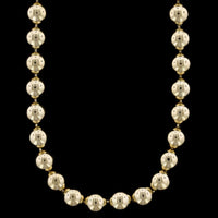 18K Yellow Gold Bead Necklace