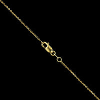 14K Yellow Gold Estate Carved Crystal and Diamond Butterfly Pendant