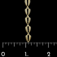 14K Yellow Gold Estate Fancy Link Chain