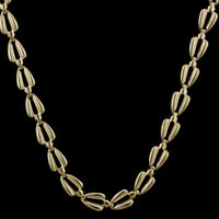 14K Yellow Gold Estate Fancy Link Chain