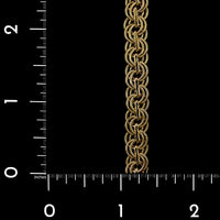 14K Yellow Gold Estate Fancy Link Necklace