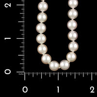 Mikimoto Estate Cultured Pearl Necklace