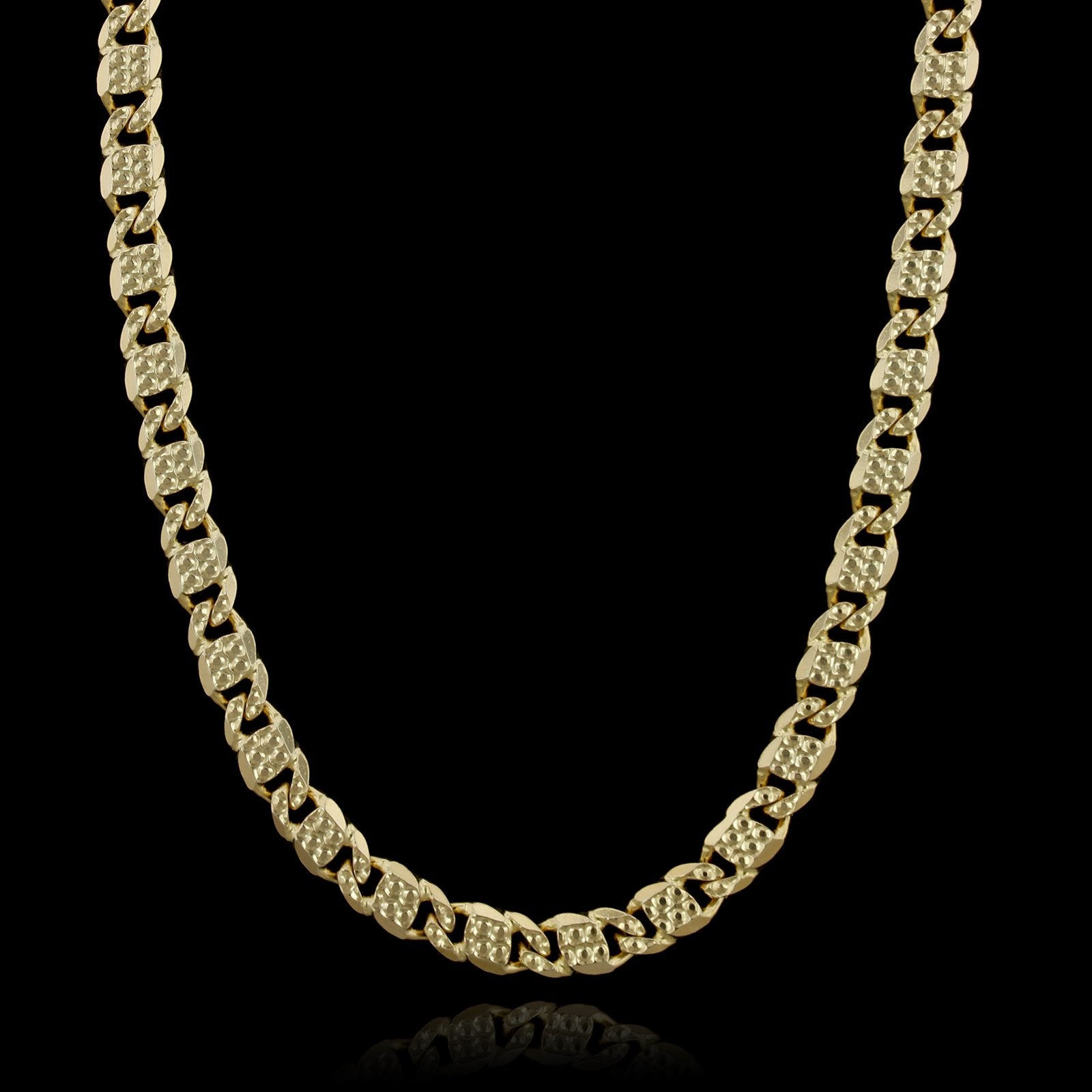 18K Yellow Gold Estate Fancy Link Necklace