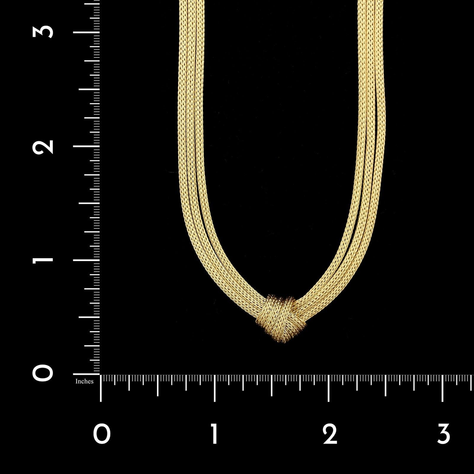 18K Yellow Gold Estate Necklace