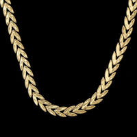 14K Yellow Gold Estate Fancy Link Necklace