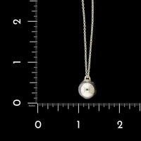 Tiffany & Co. Sterling Silver Estate Hardwear Ball Pendant Necklace