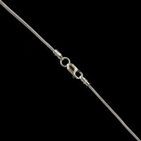 18K White Gold Estate Diamond Pendant Necklace