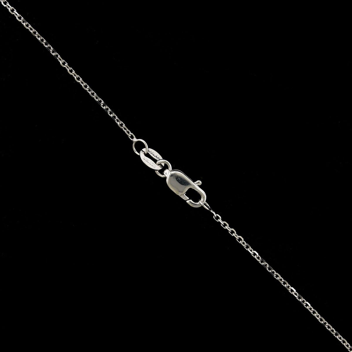 14K White Gold Estate Cultured Pearl Heart Pendant