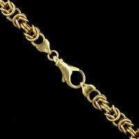 14K Yellow Gold Estate Byzantine Link Necklace, 14k yellow gold, Long's Jewelers