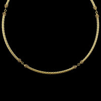 14K Yellow Gold Estate Cable Link Necklace, 14k yellow gold, Long's Jewelers