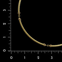 14K Yellow Gold Estate Cable Link Necklace, 14k yellow gold, Long's Jewelers