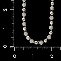 18K White Gold Estate Diamond Necklace, 18k white gold, Long's Jewelers