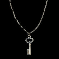 Tiffany & Co. Estate Sterling Silver Key Pendant