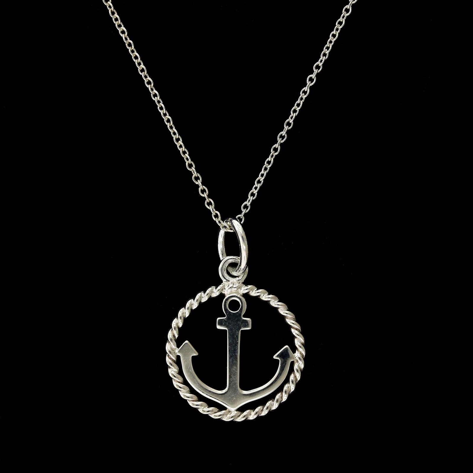 Tiffany & Co. Estate Sterling Silver Anchor Pendant