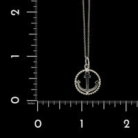 Tiffany & Co. Estate Sterling Silver Anchor Pendant