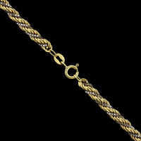 18K Two-tone Estate Gold Necklace