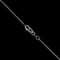 14K White Gold Estate Citrine and Diamond Pendant