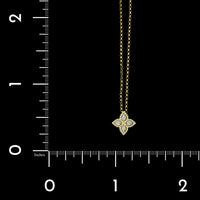 Robert Coin Estate 18K Two-tone Gold Diamond Princess Pendant