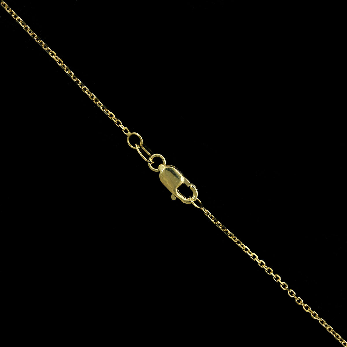 14K Yellow Gold Estate Ball Bead Necklace