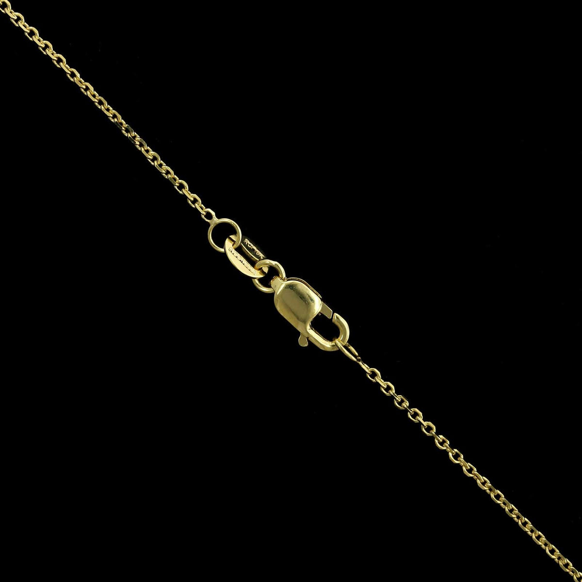 18K Yellow Gold Estate Tanzanite and Diamond Pendant