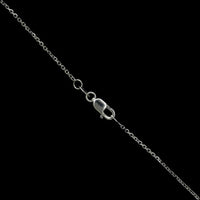 14K White Gold Estate Diamond Bead Pendant