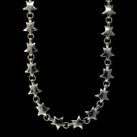 Tiffany & Co. Sterling Silver Estate Star Link Necklace