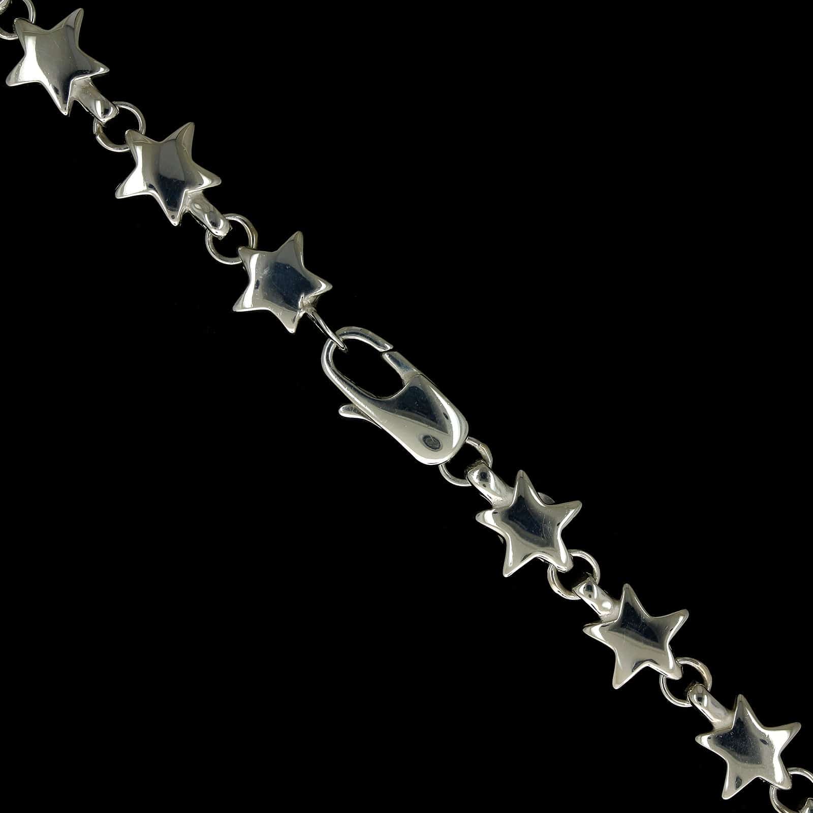Tiffany & Co. Sterling Silver Estate Star Link Necklace