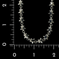 Tiffany & Co. Sterling Silver Estate Star Link Necklace