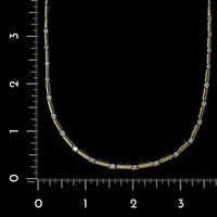 14K Yellow Gold Estate Diamond Necklace