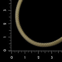 14K Yellow Gold Estate Diamond Buckle Necklace