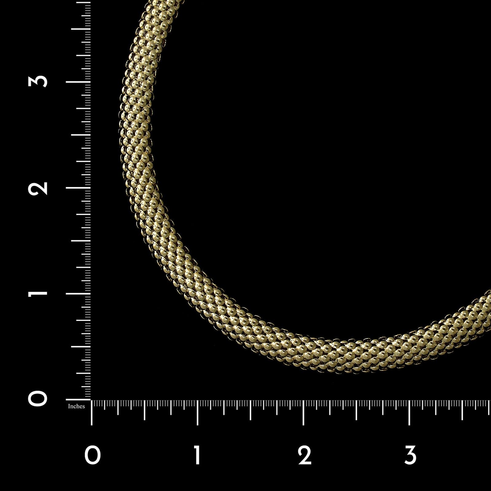 14K Yellow Gold Estate Diamond Buckle Necklace