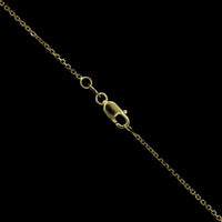 14K Yellow Gold Estate Diamond Pendant