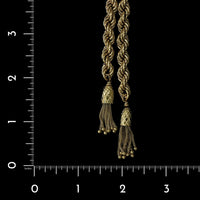 14K Yellow Gold Estate Tassel Necklace
