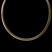 14K Yellow Gold Estate Omega Necklace. Width 6.00mm.