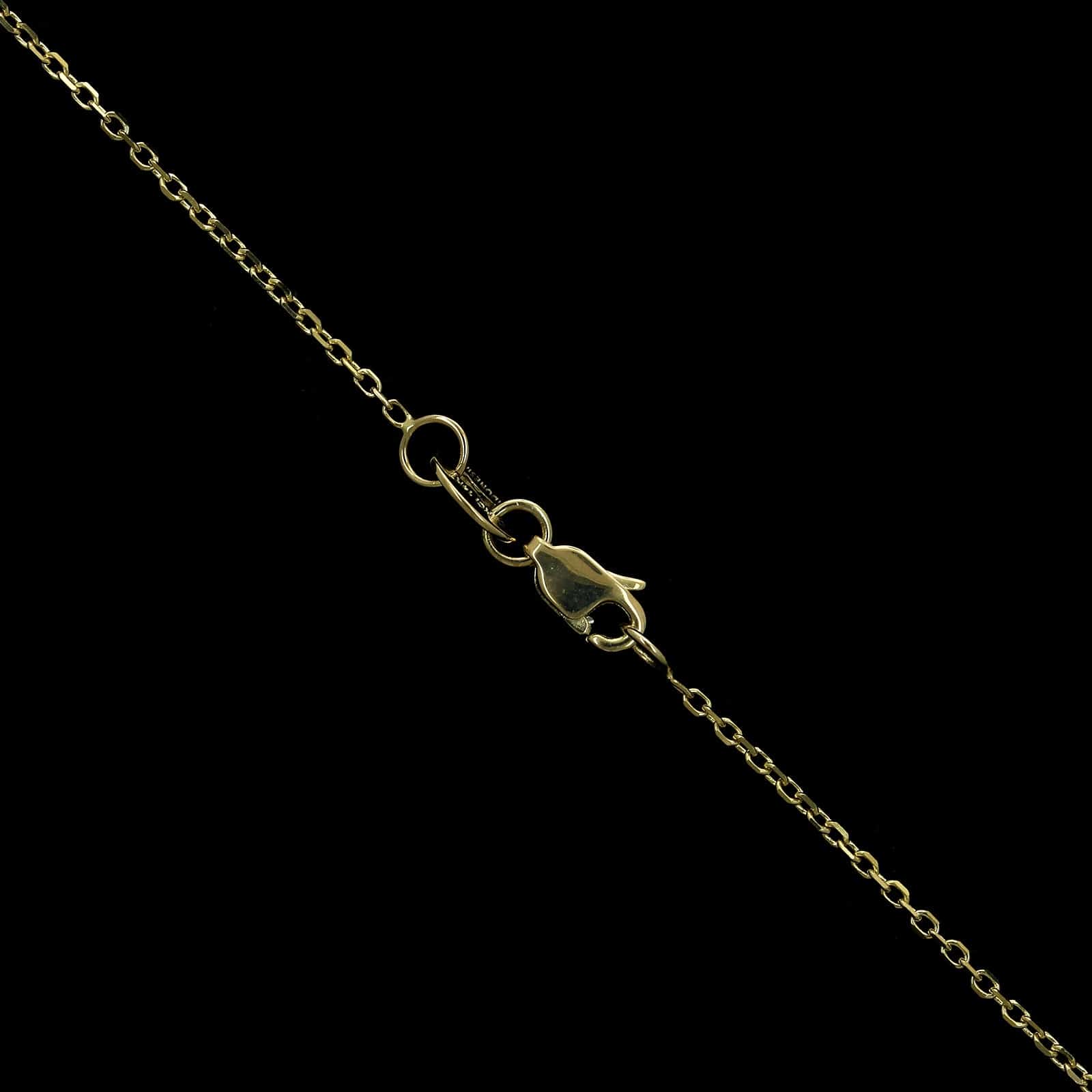 14K Yellow Gold Estate Tanzanite Pendant