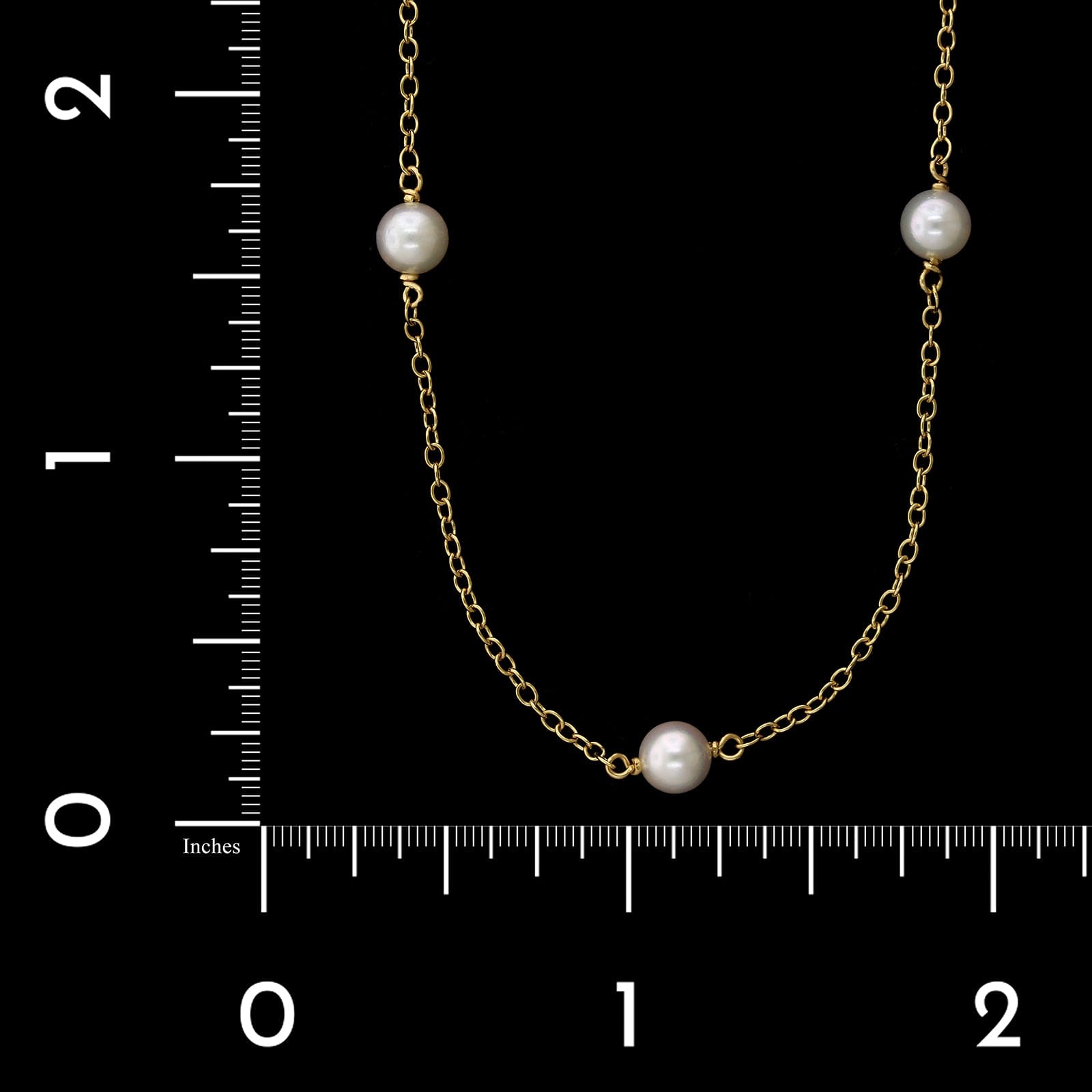 Tiffany & Co. 18K Yellow Gold Estate Elsa Peretti Cultured 'Pearls by the Yard' Necklace