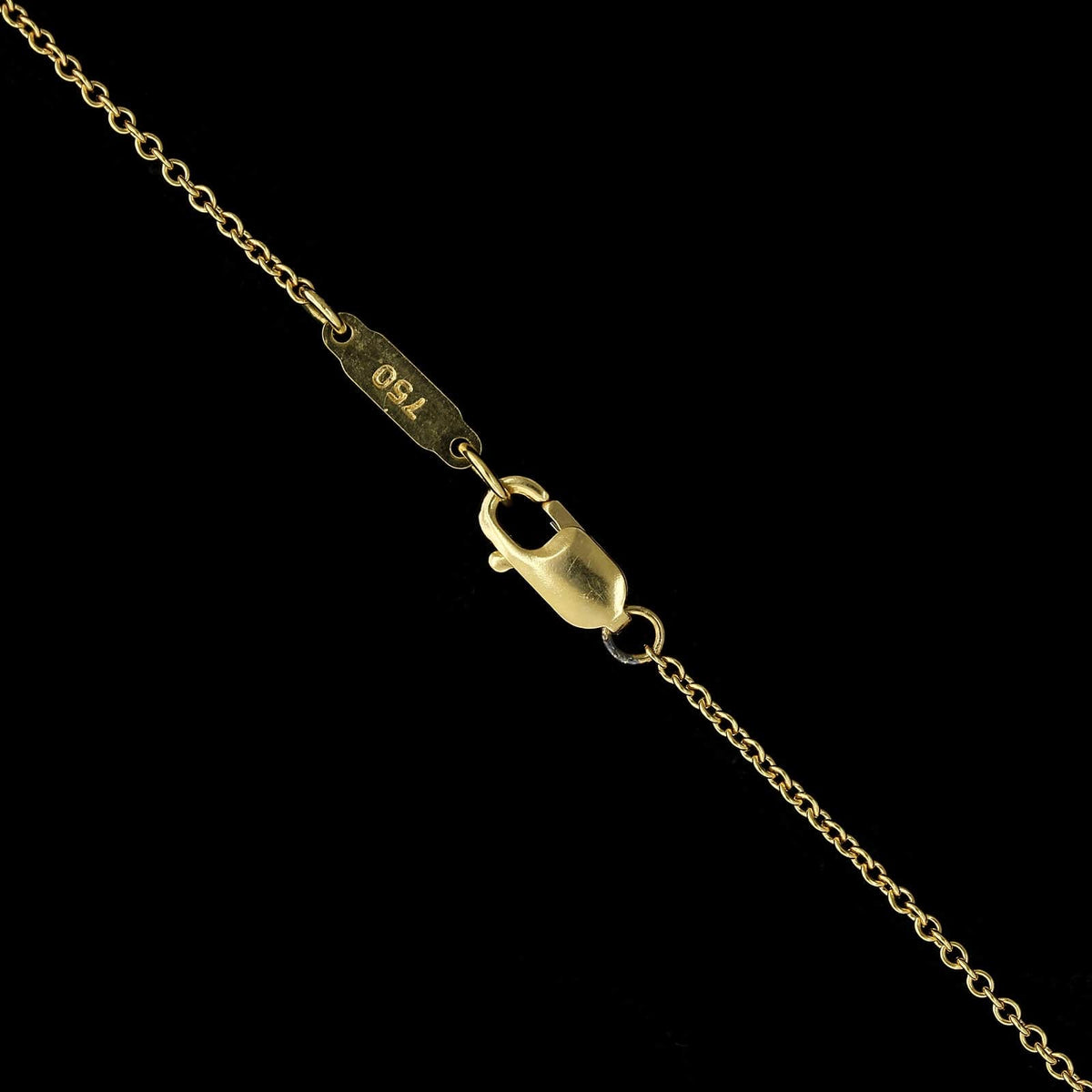 Tiffany & Co. 18K Yellow Gold Estate Diamond Etoile Circle Pendant