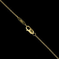Tiffany & Co. 18K Yellow Gold Estate Diamond Etoile Circle Pendant