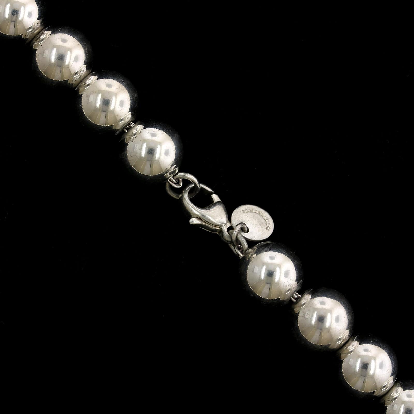 Tiffany & Co. Sterling Silver 'Hard Wear' Ball Estate Necklace