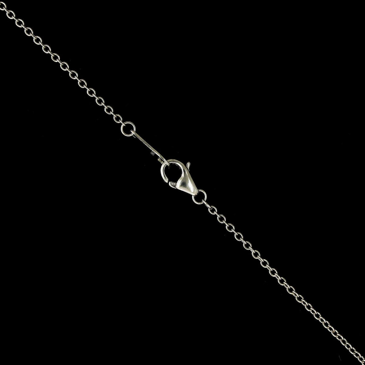 Charles Krypell Platinum Estate Diamond Heart Pendant