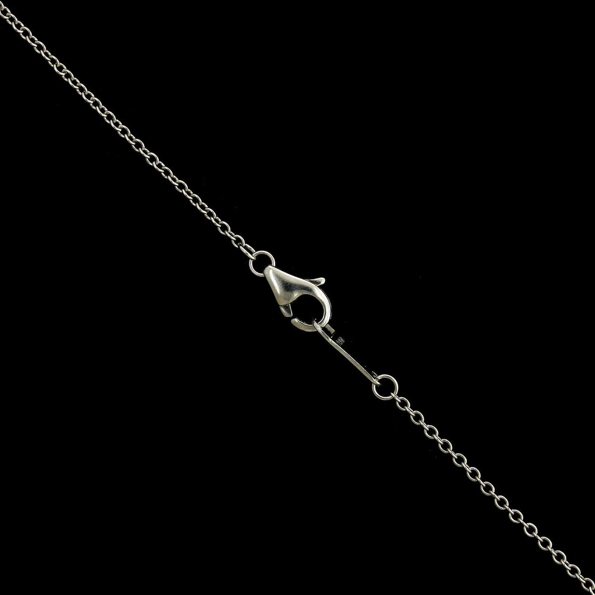 Charles Krypell Platinum Estate Diamond 'X' Pendant
