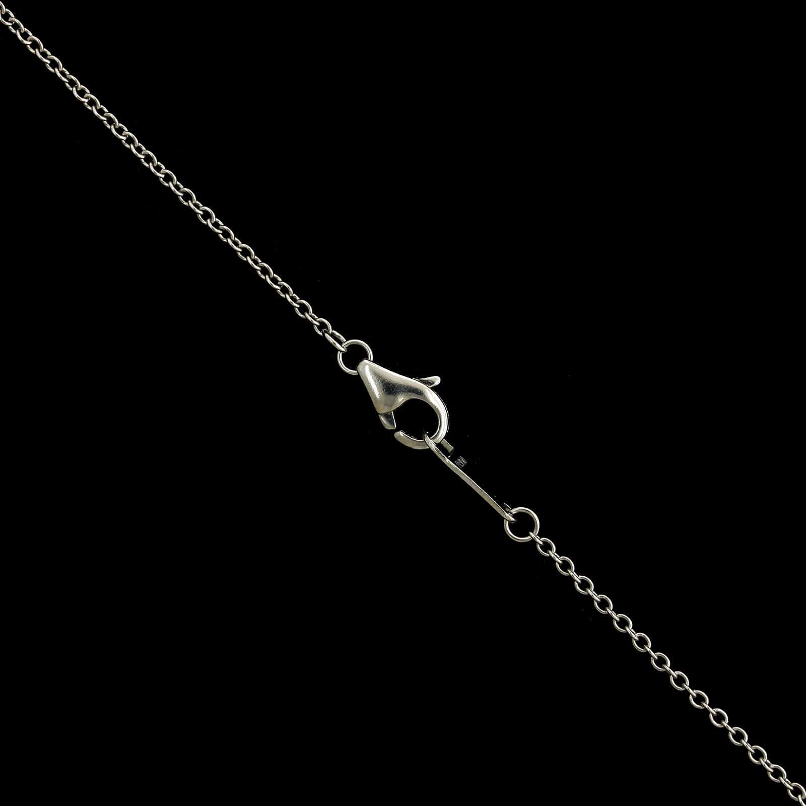 Charles Krypell Platinum Estate Diamond 'X' Pendant