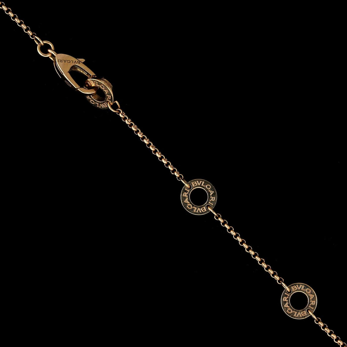 Bulgari 18K Rose Gold Estate 'B.zero1' Necklace