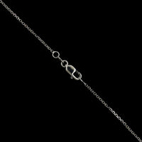 18K White Gold Estate Diamond Pendant Necklace